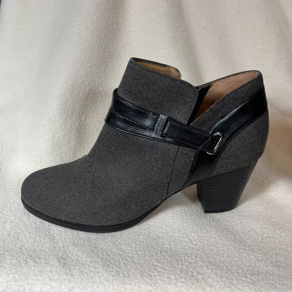 Abella True Comfort Women's 8.5 Grey Ankle Boot - Picture 2 of 11